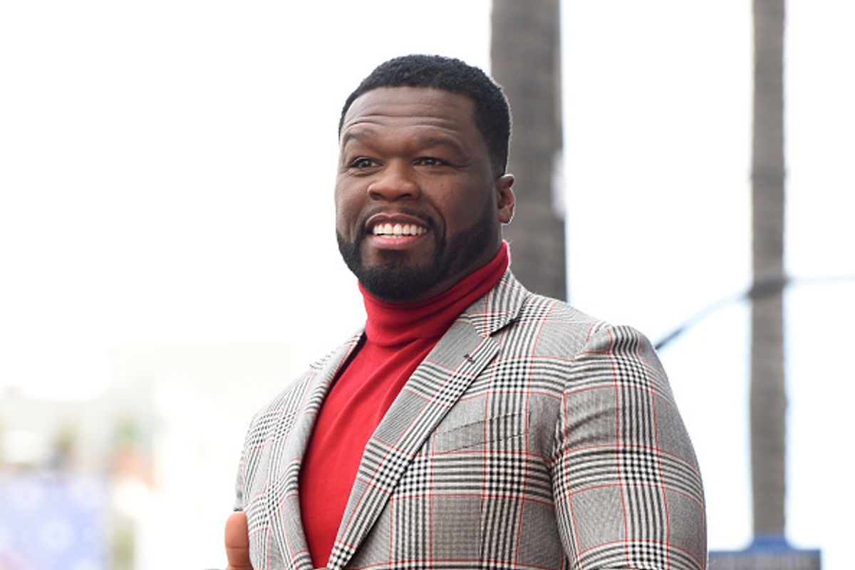 50 Cent attends the 50 Cent Walk Of Fame Ceremony on January 30, 2020 in Hollywood, California