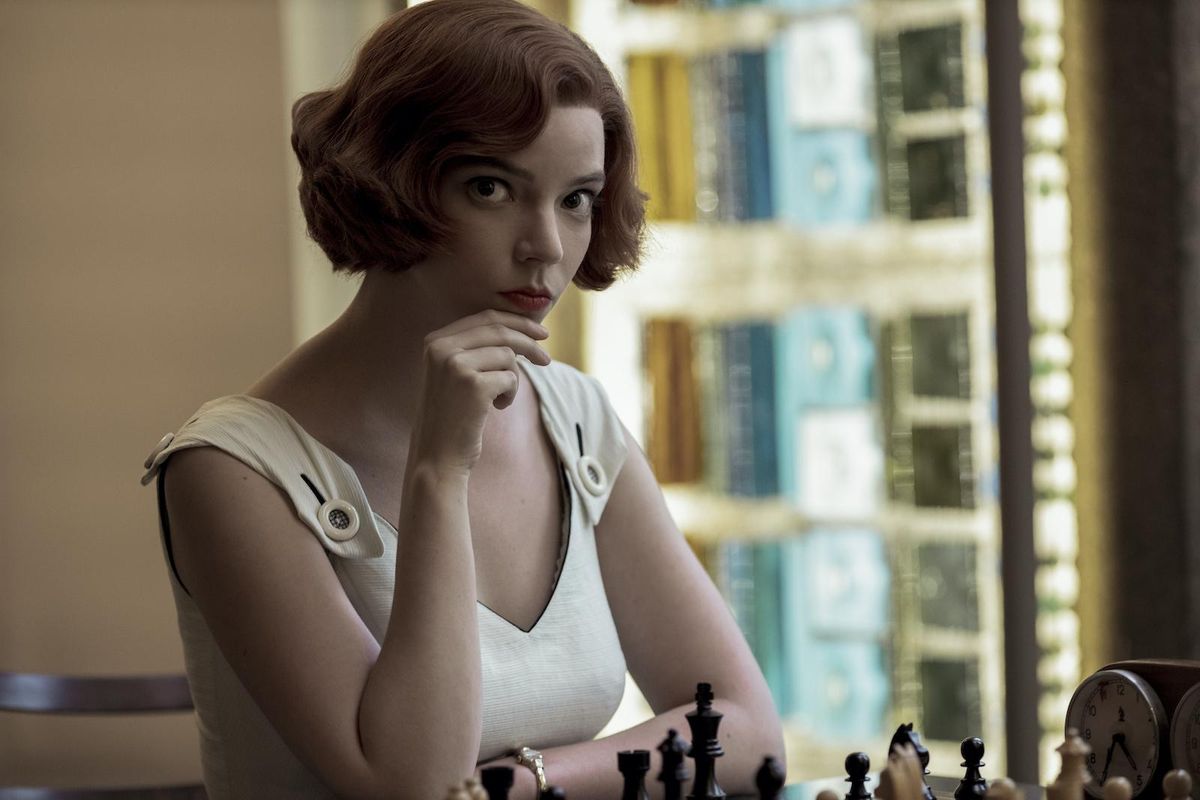 The Queen's Gambit shows Beth Harmon's first period. It's a trope. - The  Lily