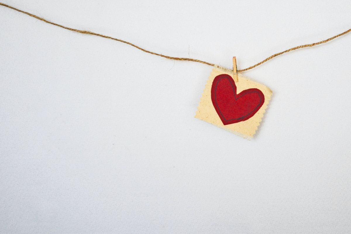 Brick Wall with a Heart
