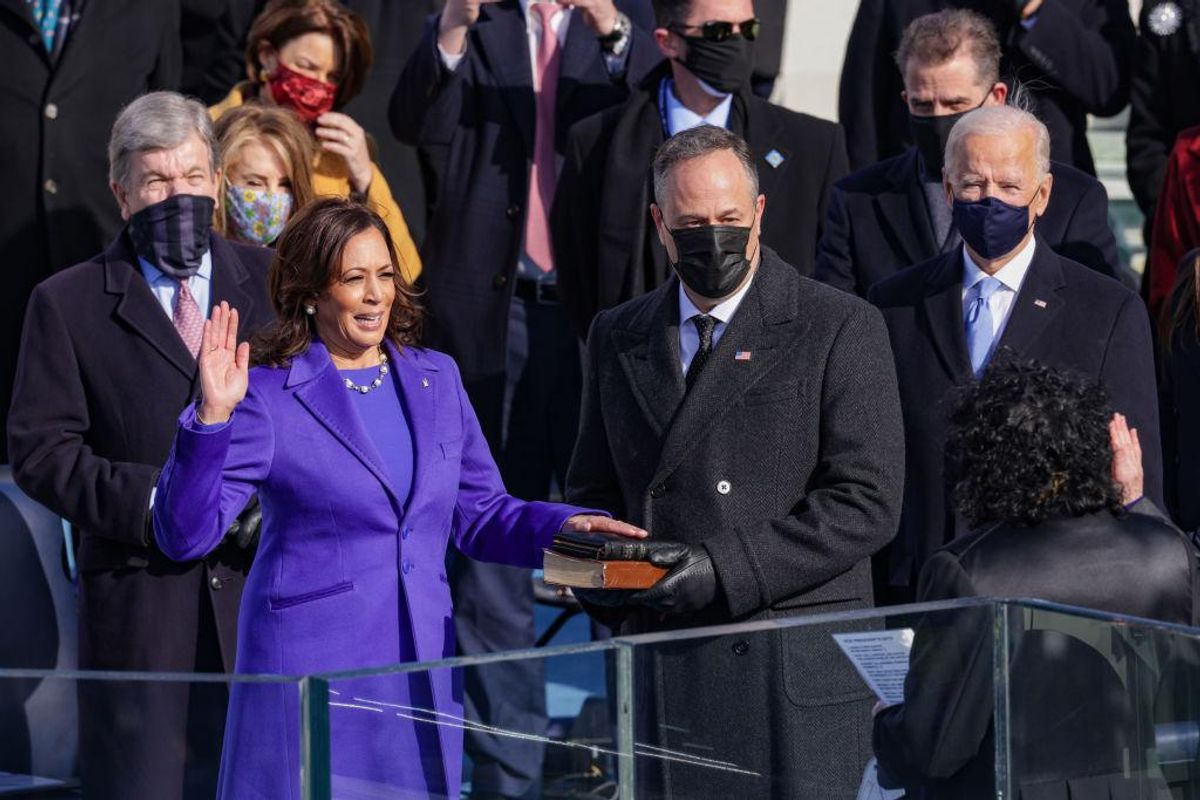 Why Vice President Kamala Harris swearing-in on Thurgood Marshall's bible is a symbol of resilience