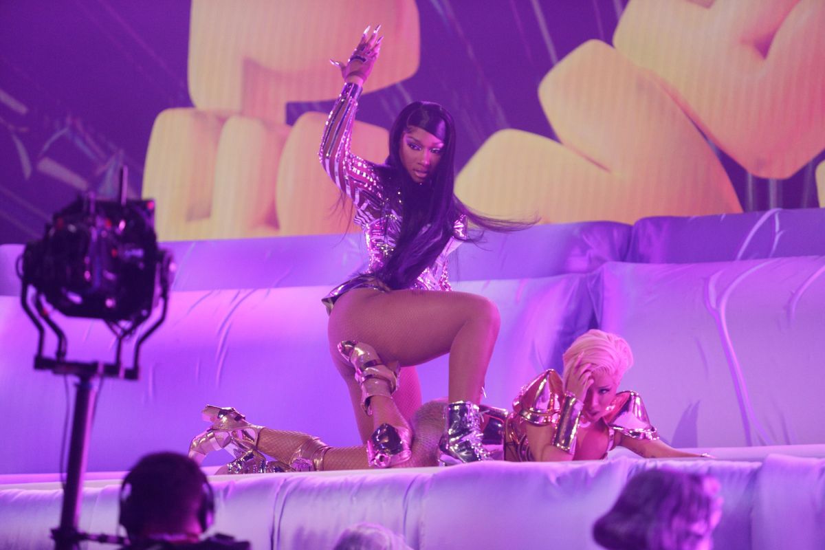 Megan Thee Stallion and Cardi B's hilarious reaction to a woman crying in anguish over “WAP”