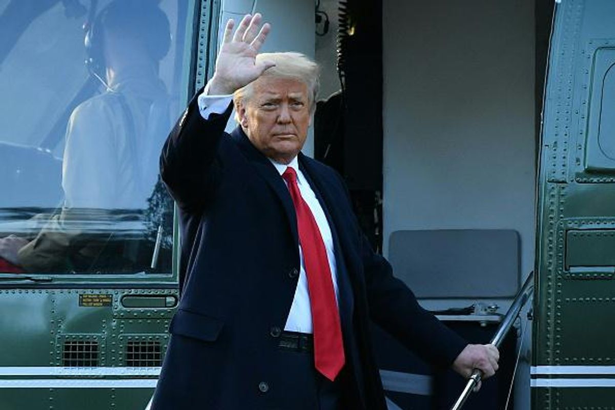 Why Trump's exit speech was another example of the lengths he'll go for pride
